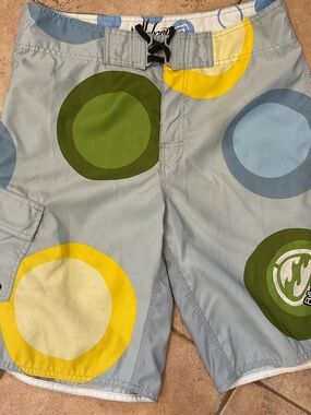 Vintage Y2K Billabong Board Shorts, Rare PrintI
